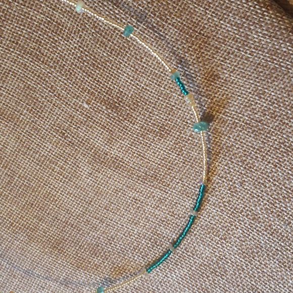 Emerald ,opal natural choker - Picture 2 of 9